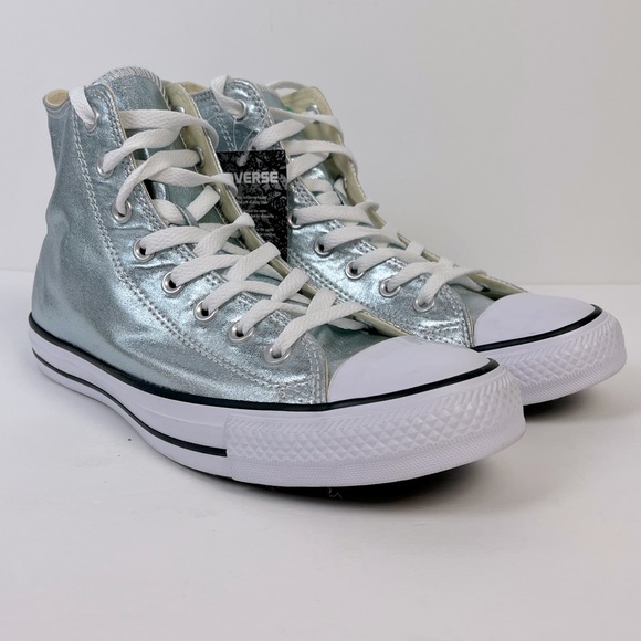 Converse All Star Glacier High Tops Men’s 8.5 Women’s 10.5 Ice Blue - Picture 3 of 16